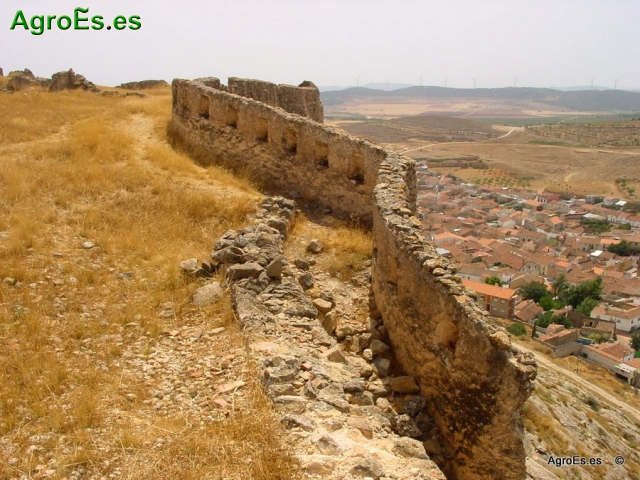 La Peña, muralla y castillo